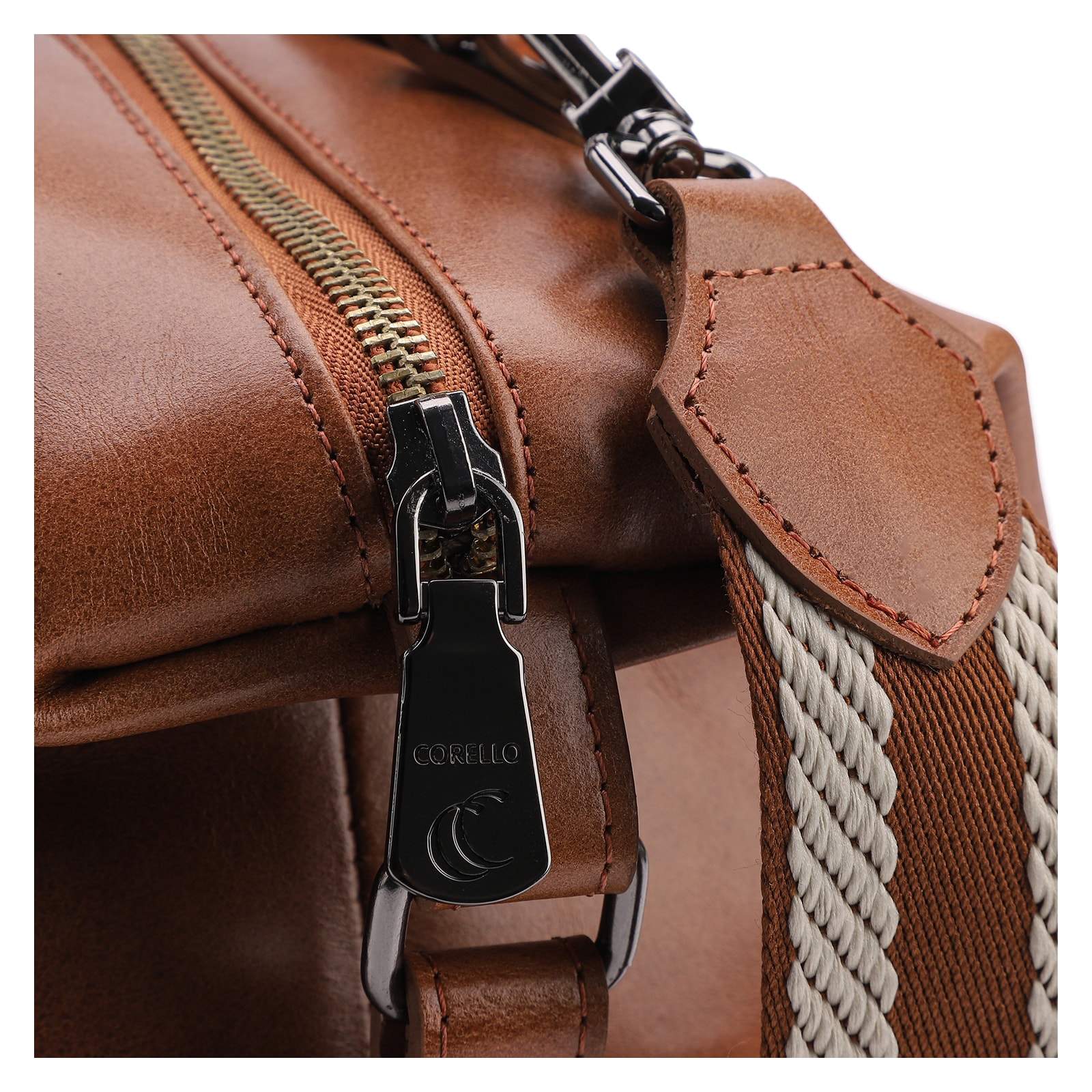Bolsa Tote Couro Marrom