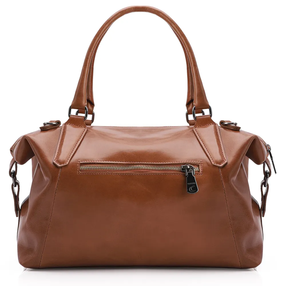 Bolsa Tote Couro Marrom - imagem 3