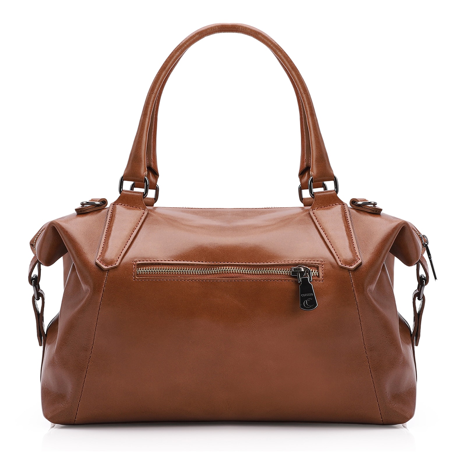 Bolsa Tote Couro Marrom
