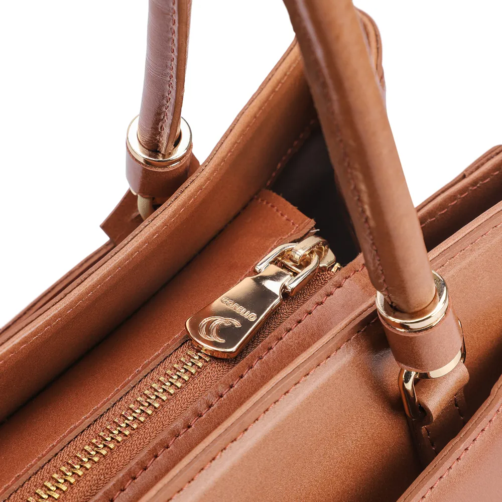 Bolsa Tote Couro Marrom - imagem 5