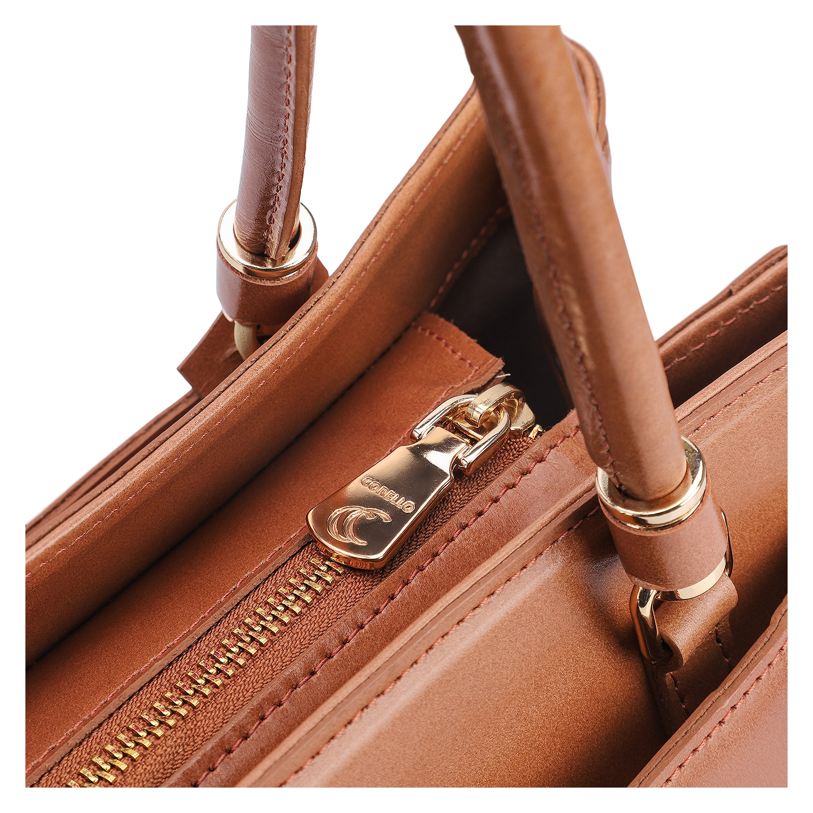 Bolsa Tote Couro Marrom