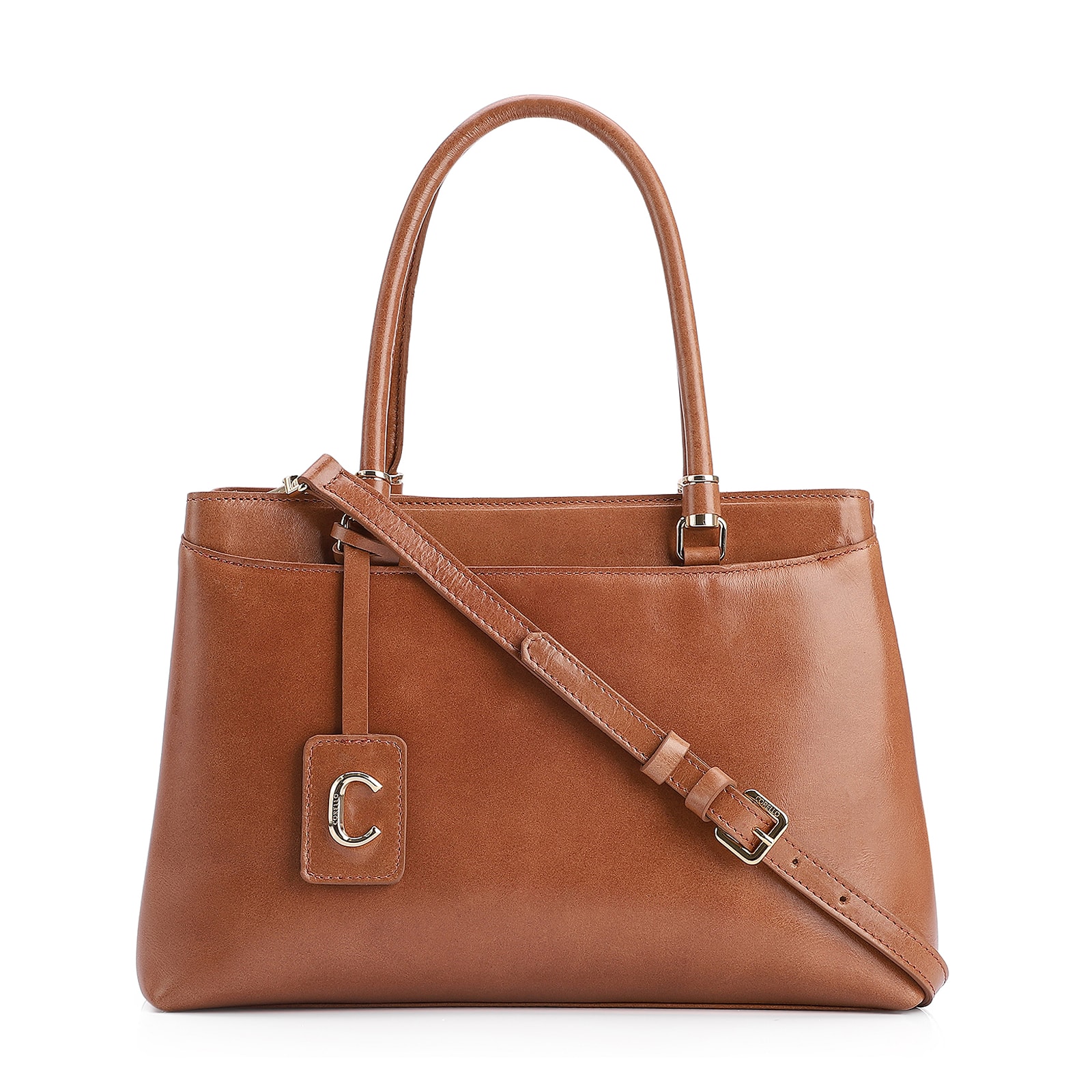 Bolsa Tote Couro Marrom