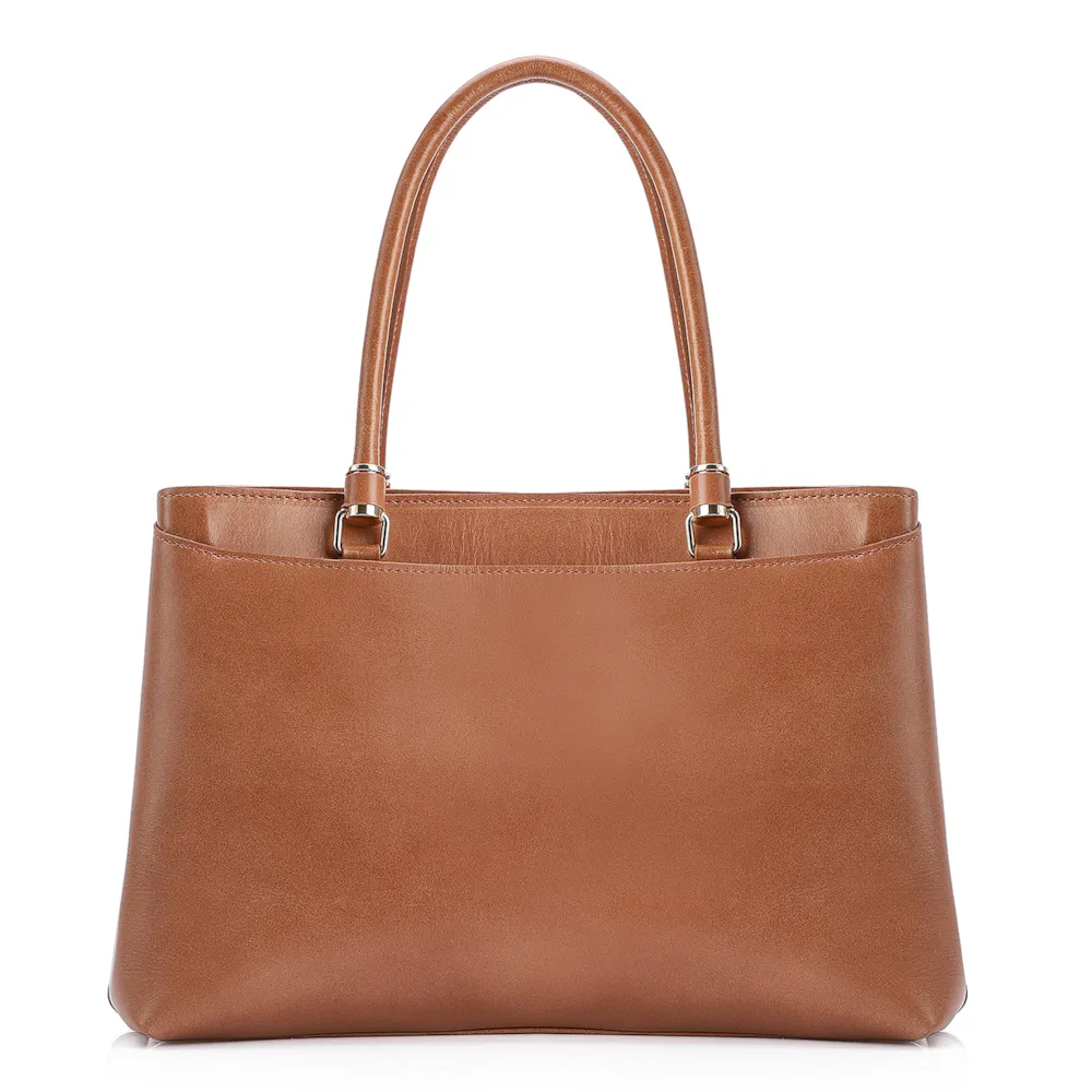 Bolsa Tote Couro Marrom - imagem 3