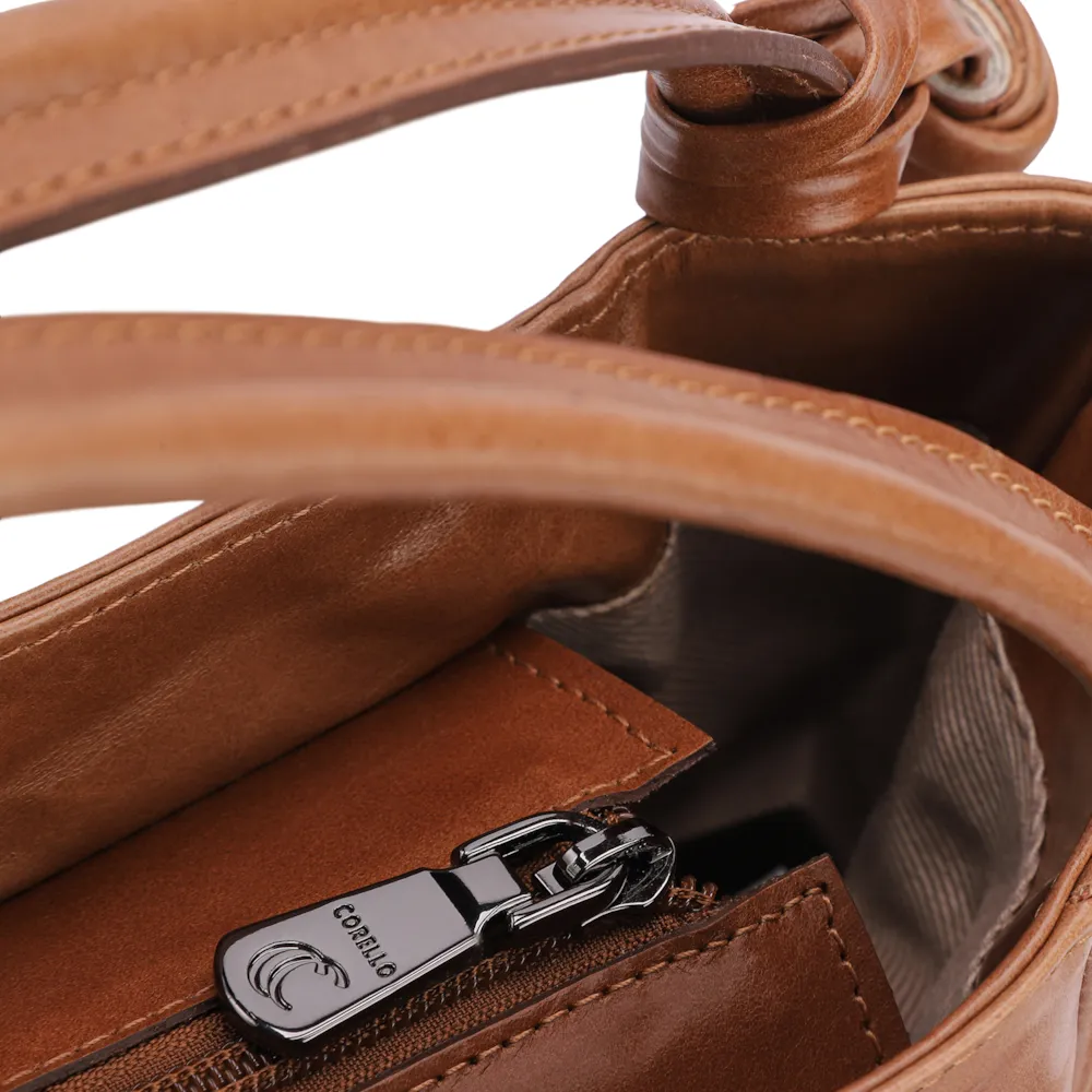 Bolsa Tote Couro Marrom - imagem 5