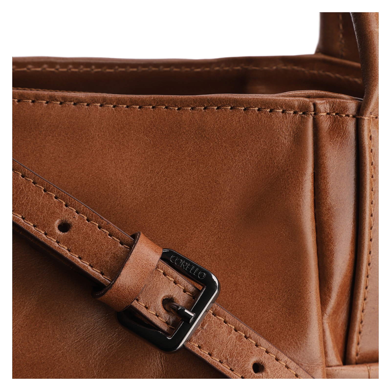 Bolsa Tote Couro Marrom