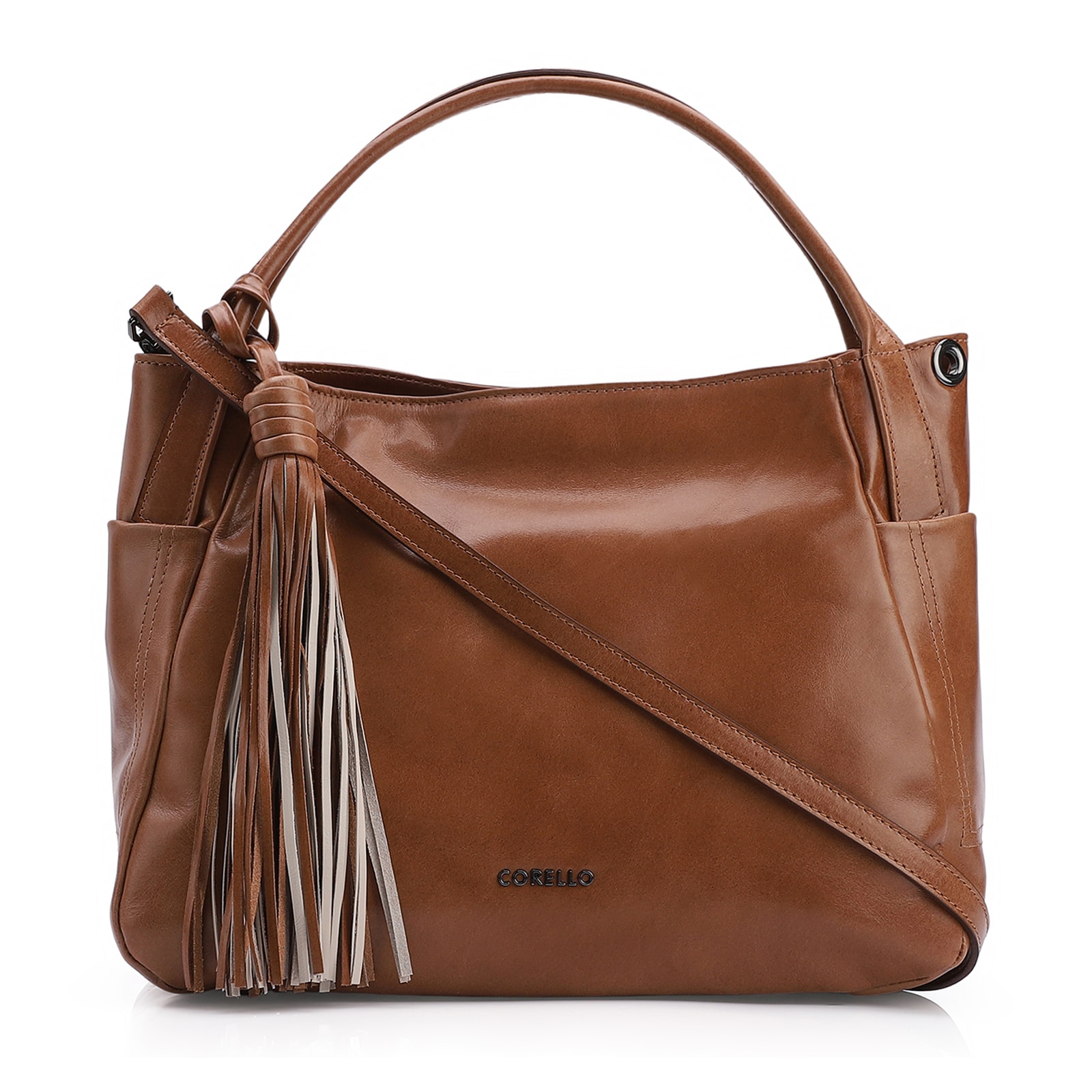 Bolsa Tote Couro Marrom