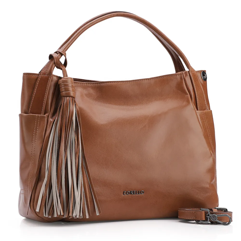 Bolsa Tote Couro Marrom - imagem 2