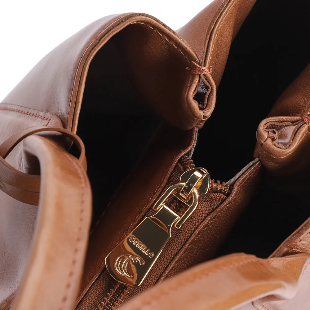 Bolsa Tote Couro Marrom - imagem 5
