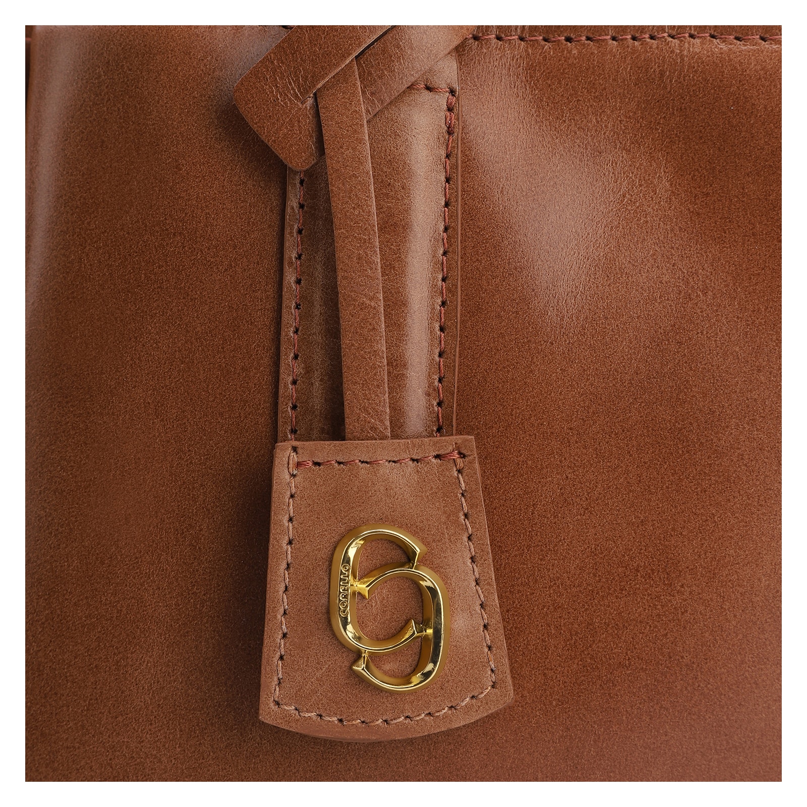 Bolsa Tote Couro Marrom