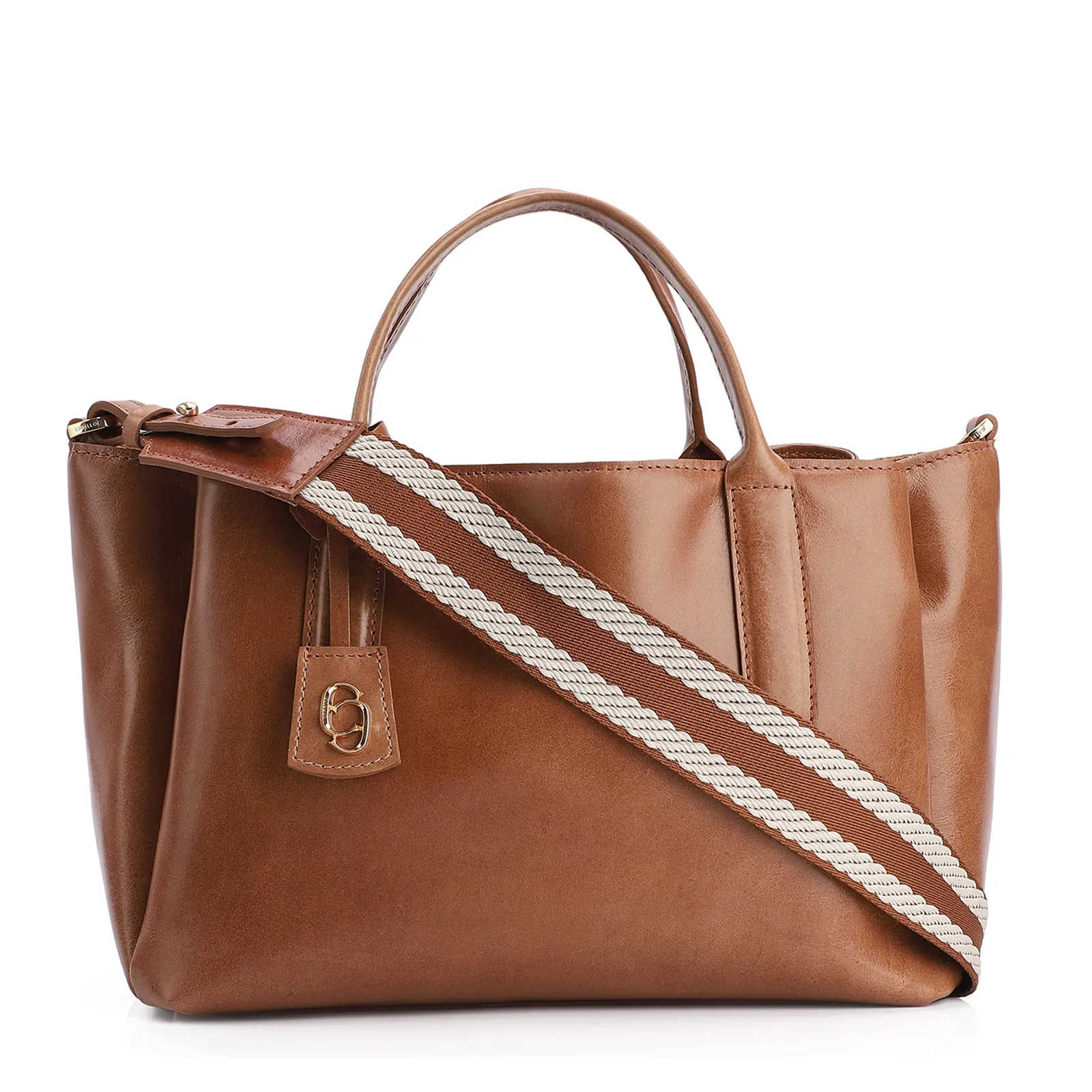Bolsa Tote Couro Marrom