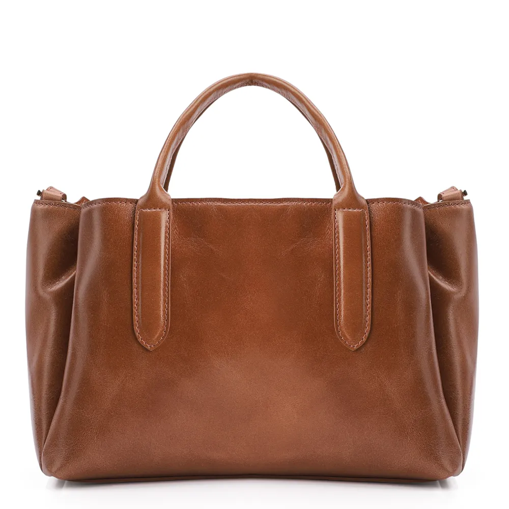 Bolsa Tote Couro Marrom - imagem 3