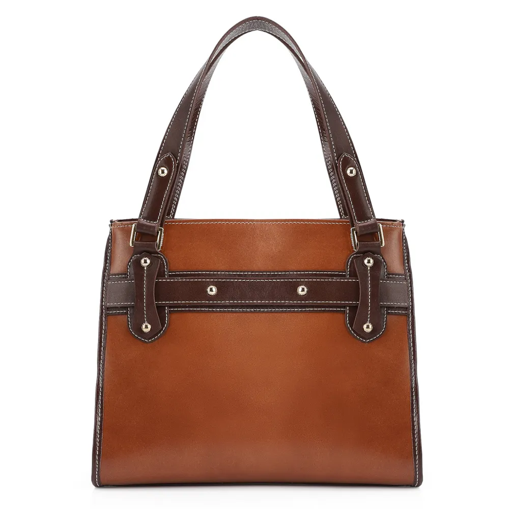 Bolsa Tote Couro Marrom - imagem 3