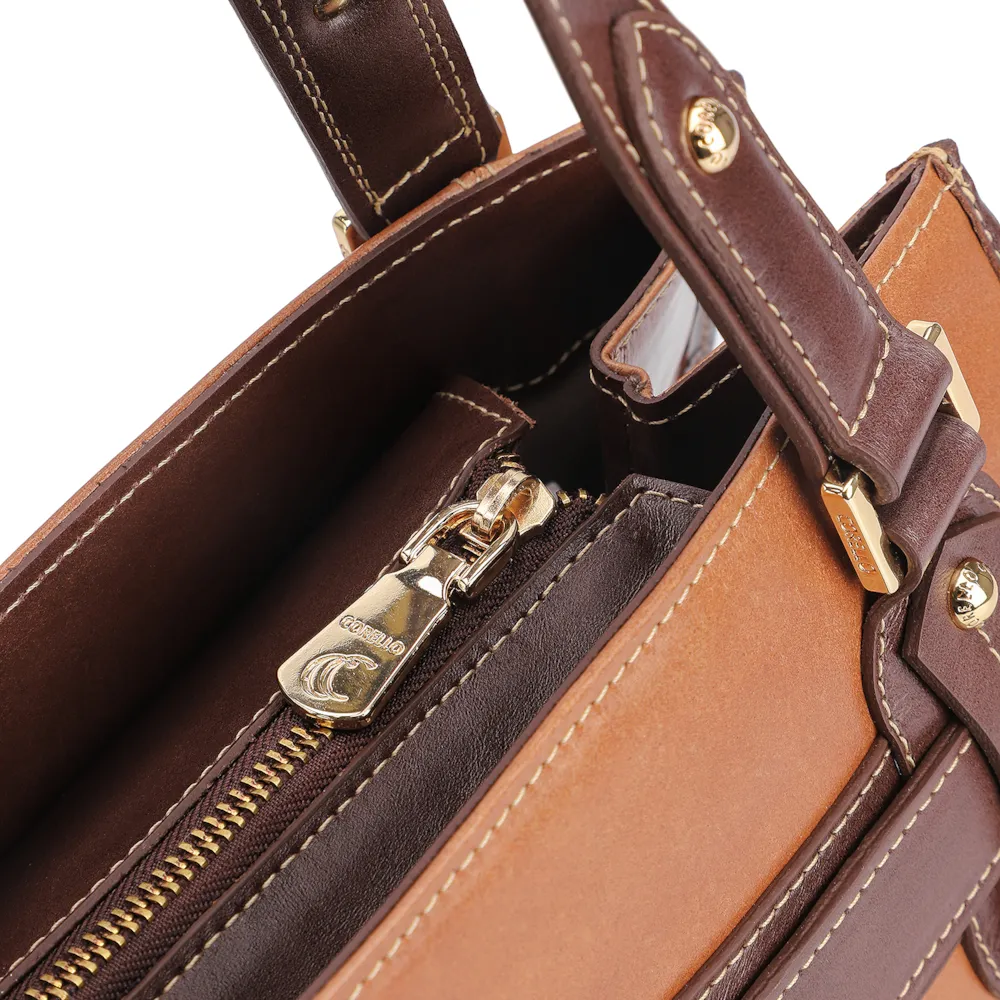 Bolsa Tote Couro Marrom - imagem 5