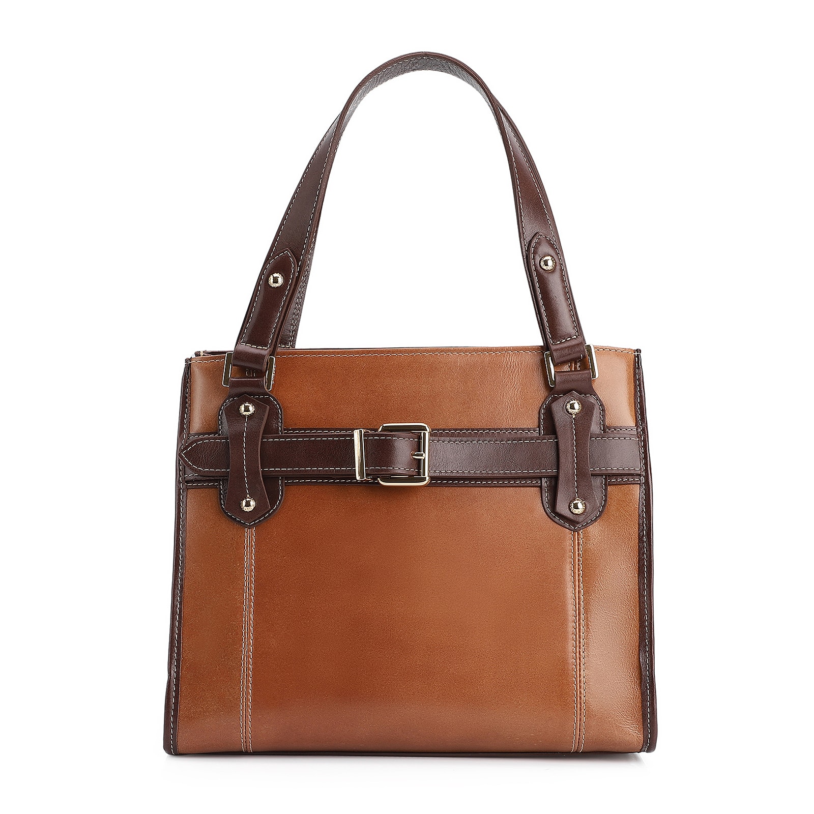Bolsa Tote Couro Marrom