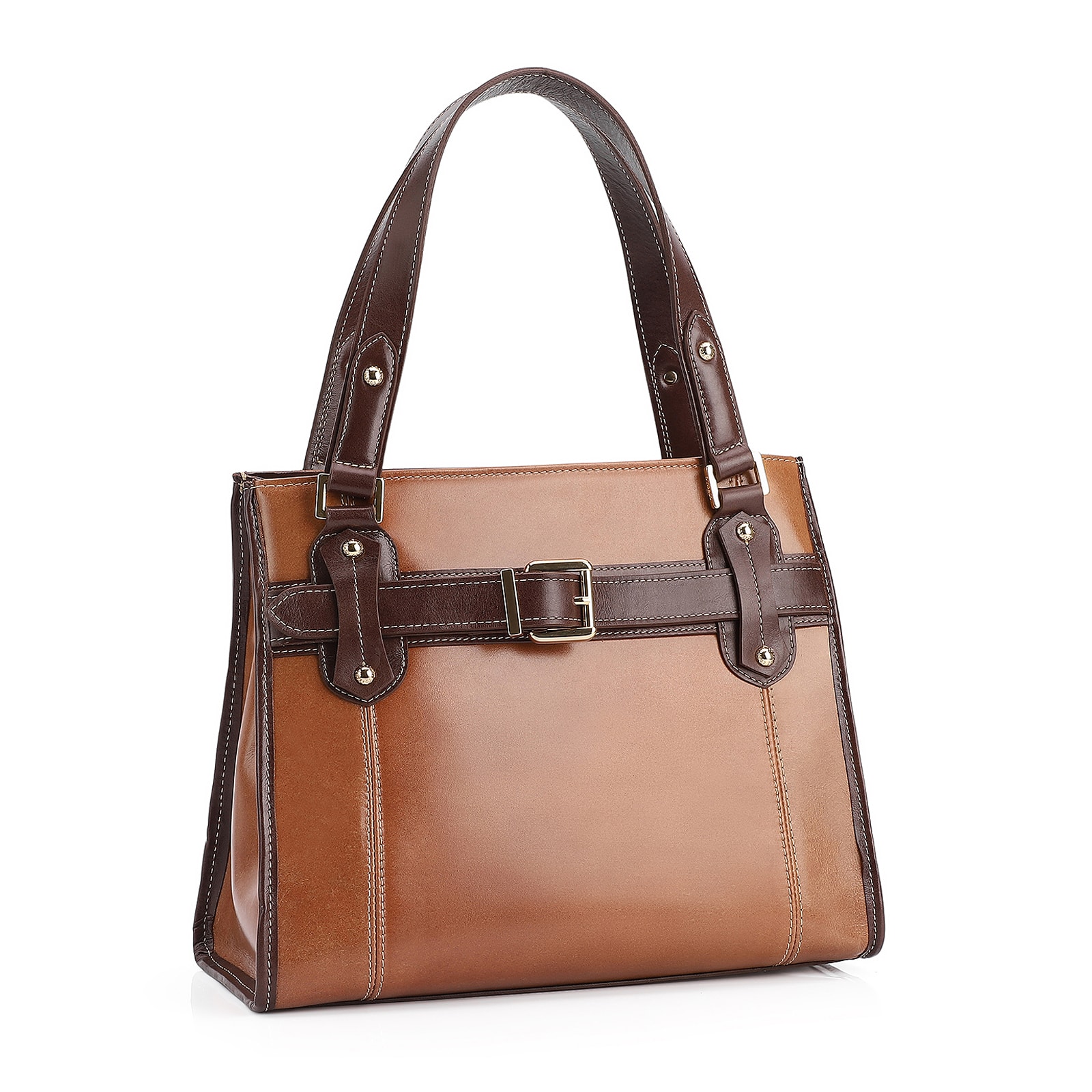 Bolsa Tote Couro Marrom