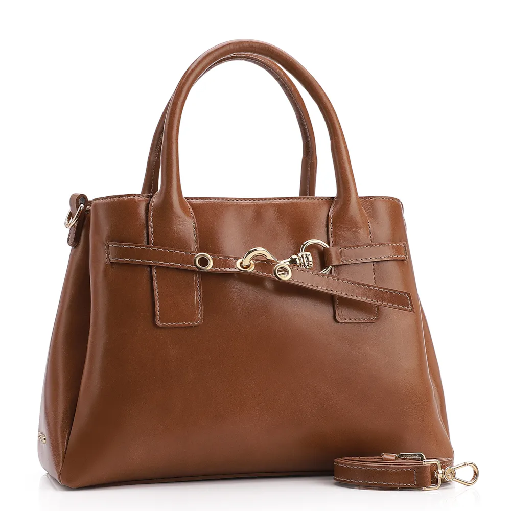 Bolsa Tote Couro Marrom - imagem 3