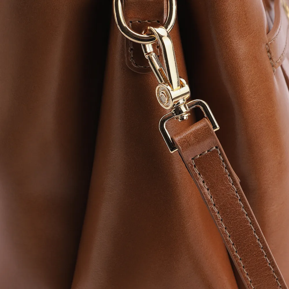 Bolsa Tote Couro Marrom - imagem 6