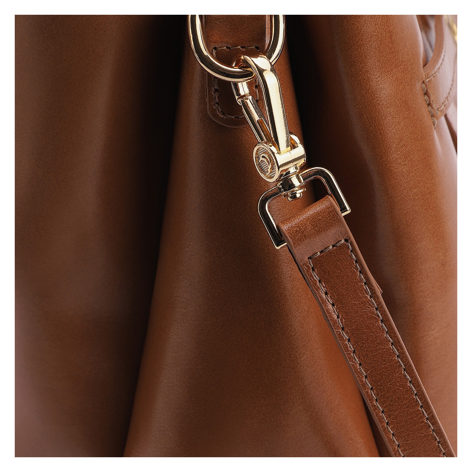 Bolsa Tote Couro Marrom