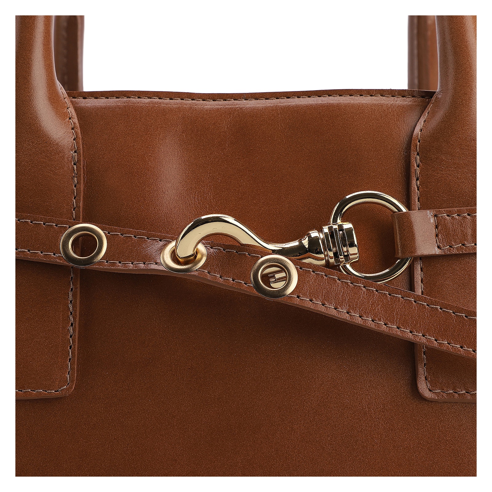 Bolsa Tote Couro Marrom