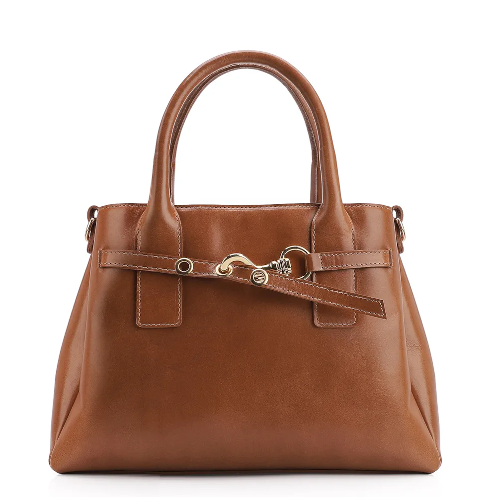 Bolsa Tote Couro Marrom