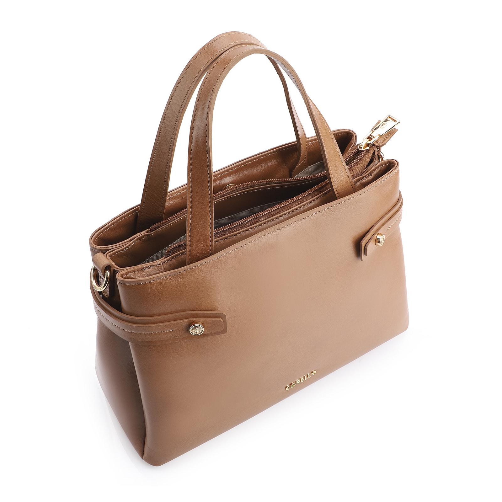 Bolsa Tote Couro Marrom