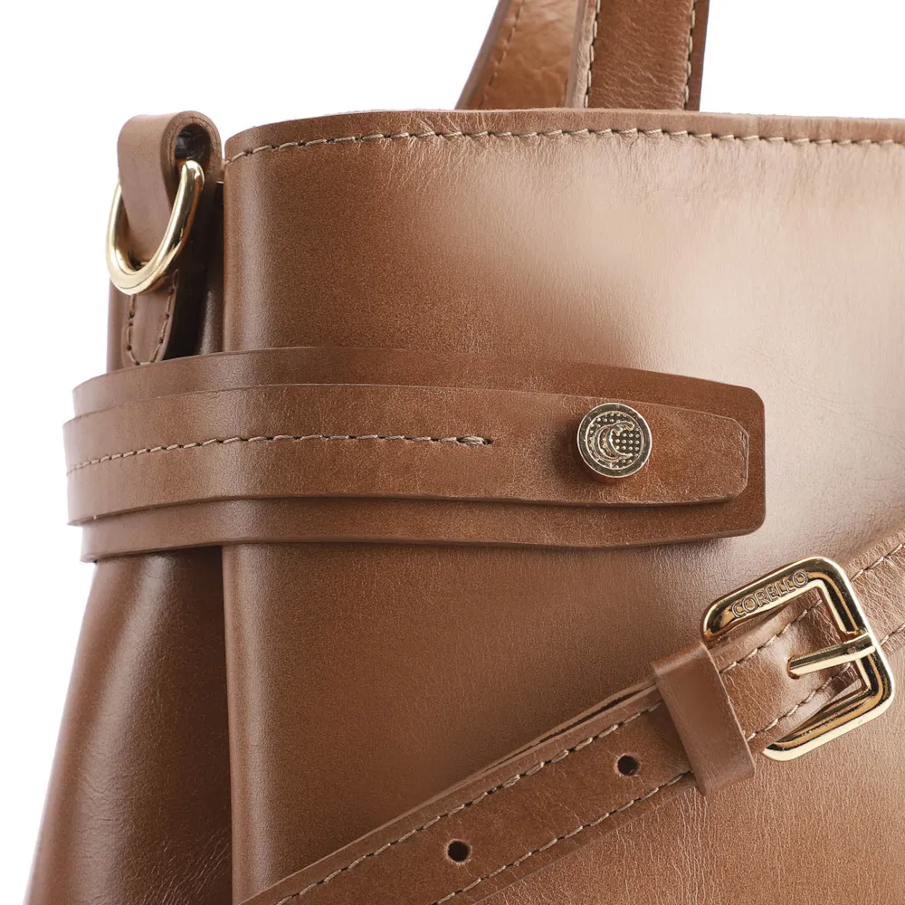 Bolsa Tote Couro Marrom - imagem 5