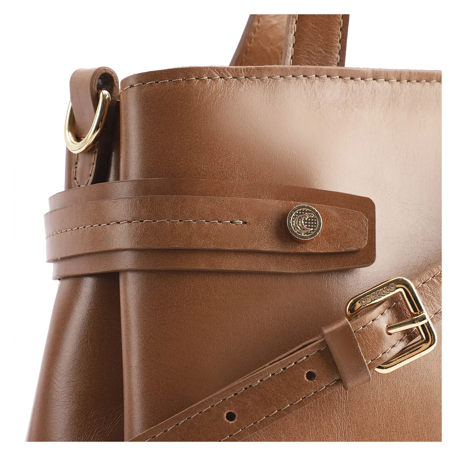 Bolsa Tote Couro Marrom