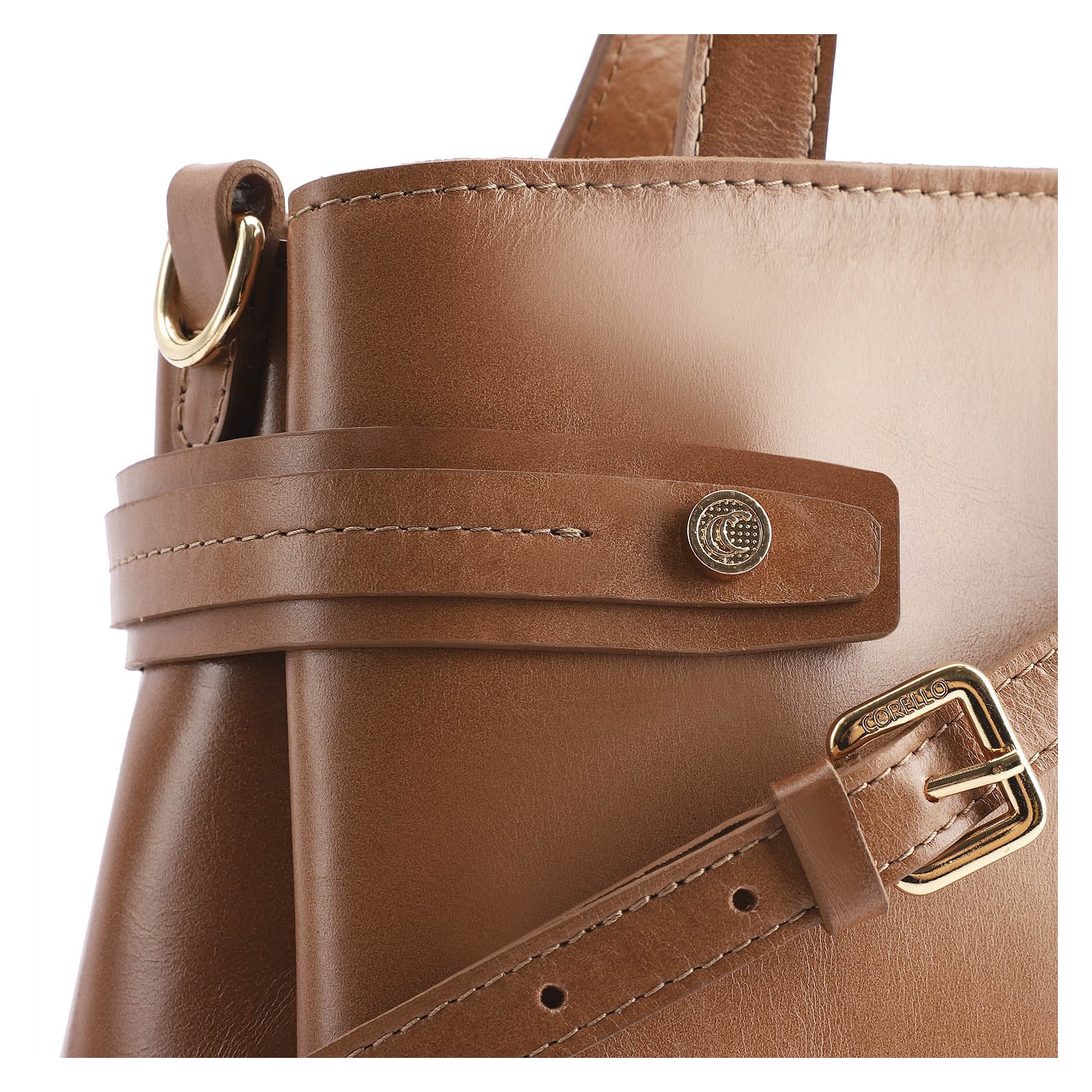 Bolsa Tote Couro Marrom