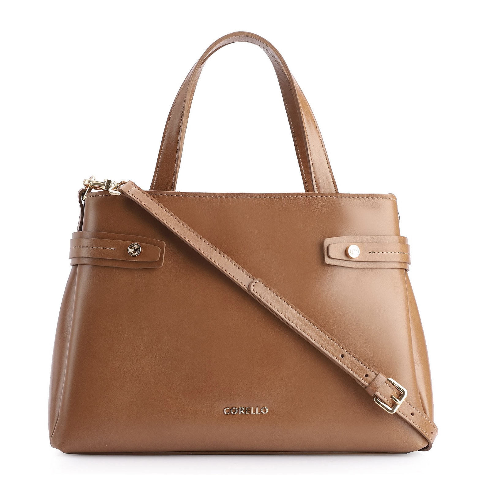 Bolsa Tote Couro Marrom