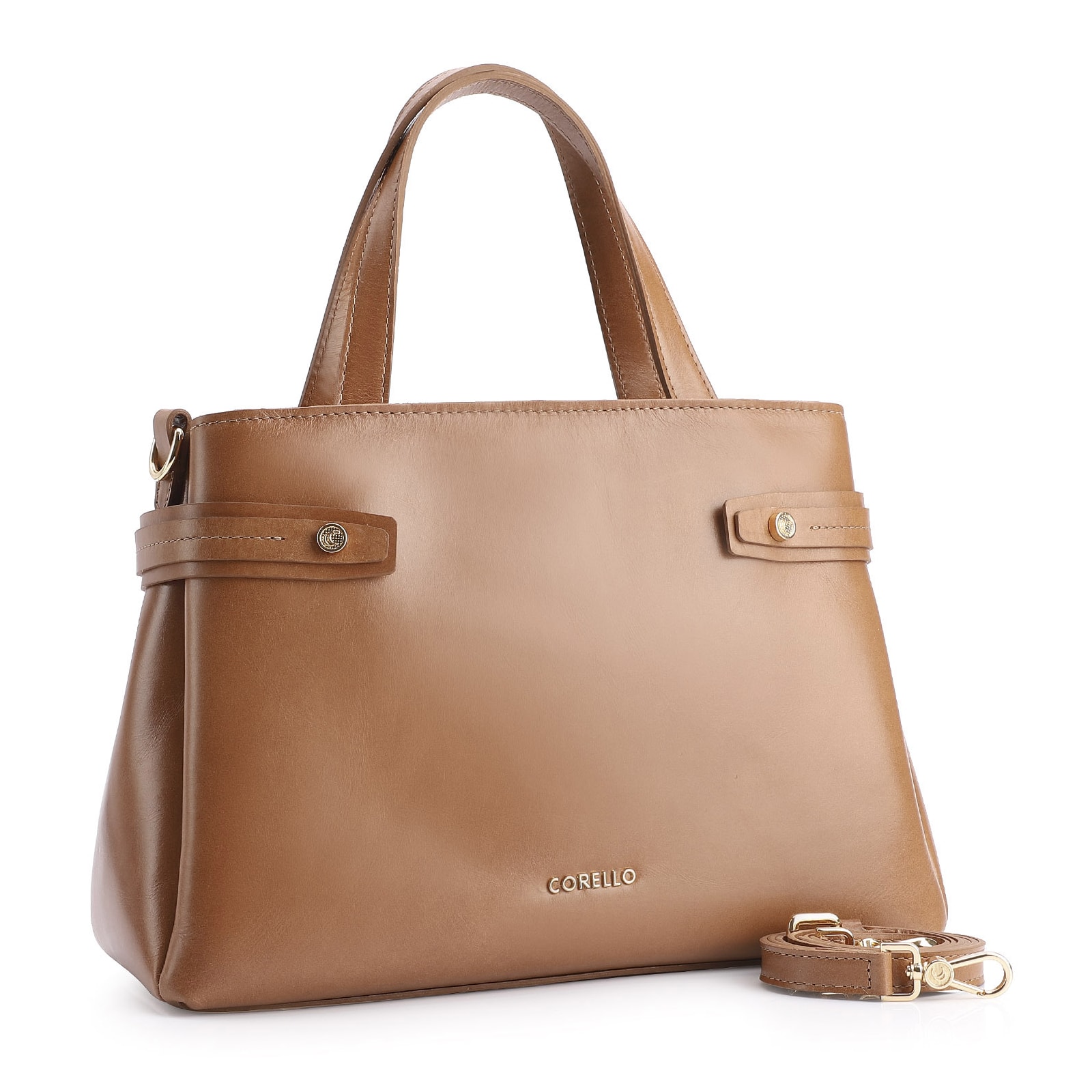 Bolsa Tote Couro Marrom