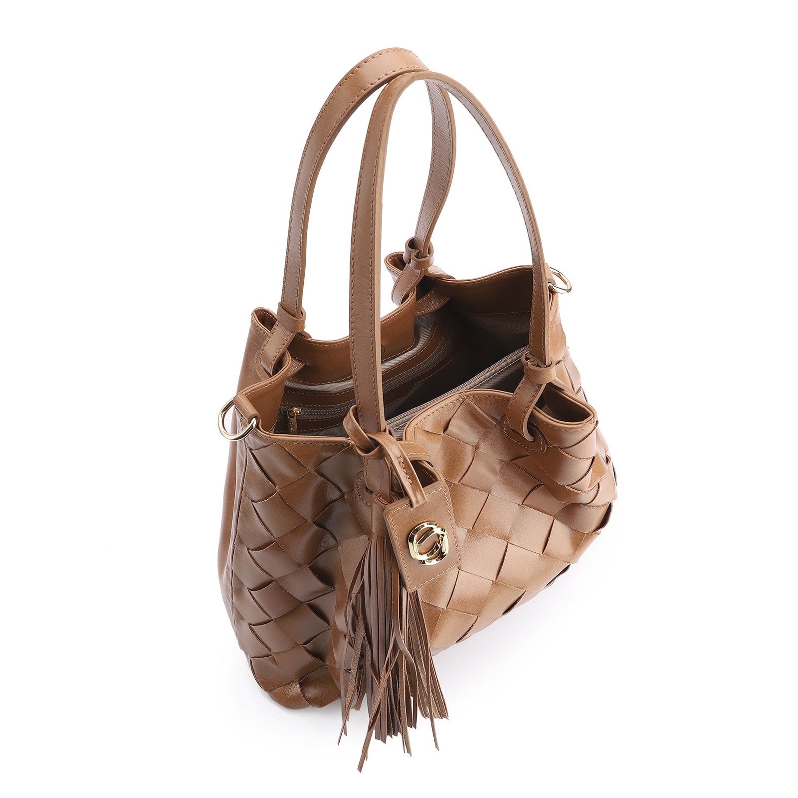 Bolsa Tote Couro Marrom
