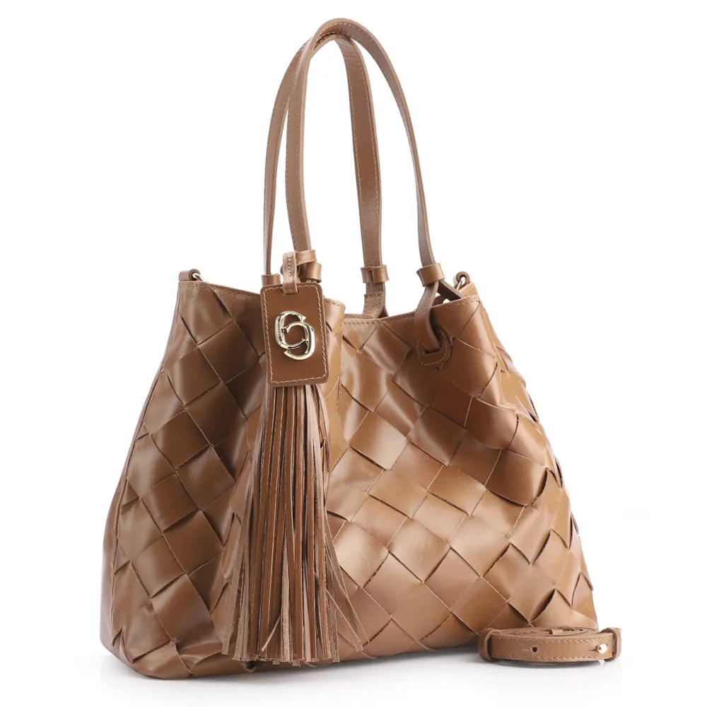 Bolsa Tote Couro Marrom - imagem 2