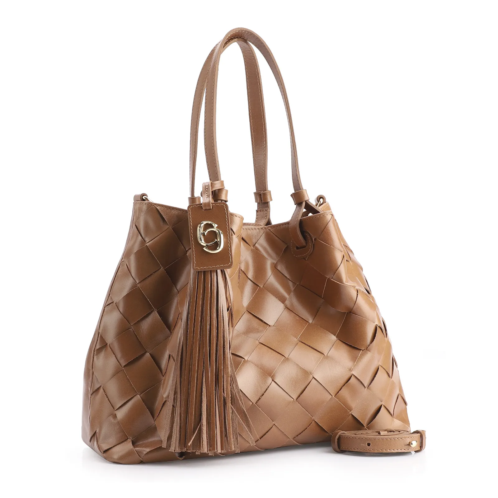 Bolsa Tote Couro Marrom