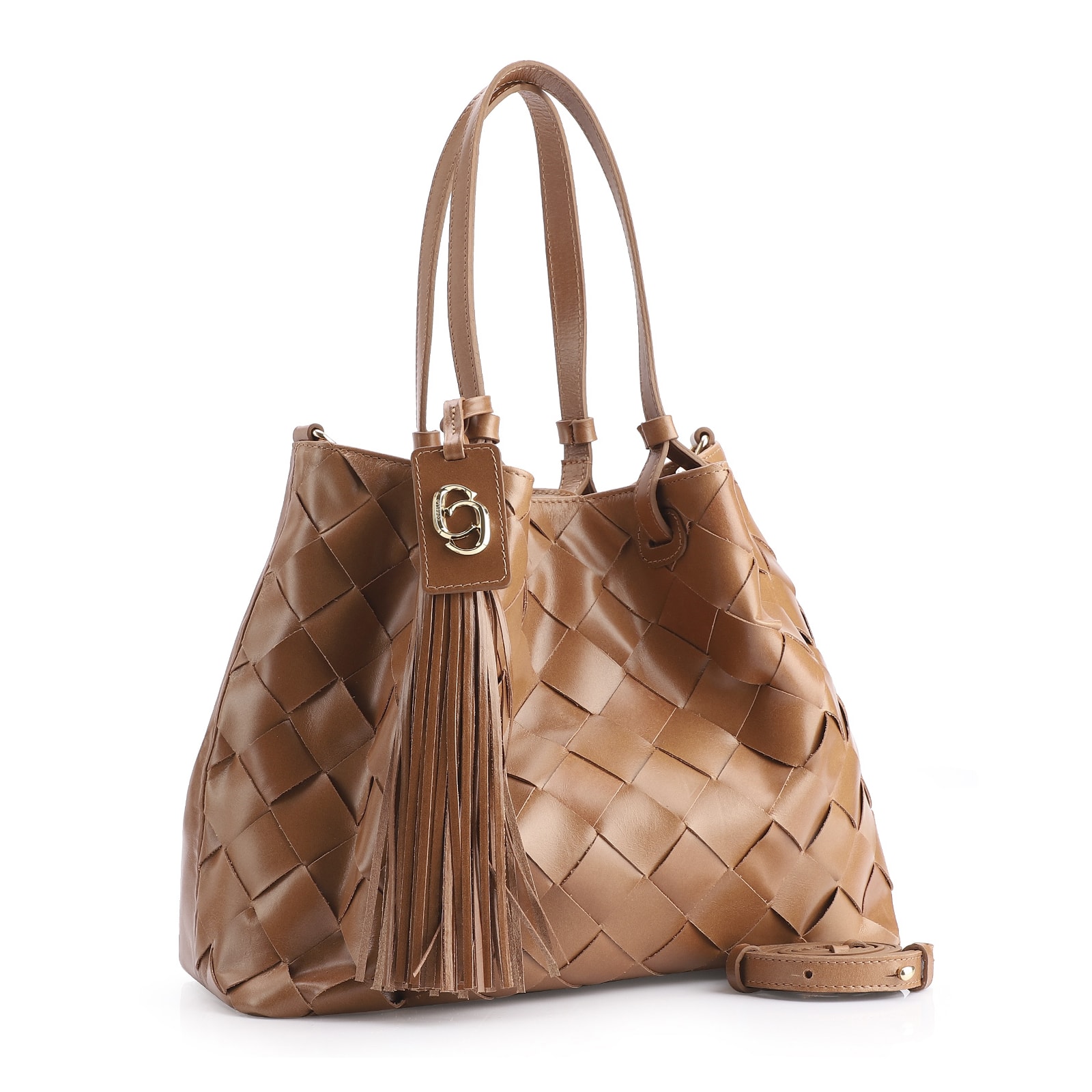 Bolsa Tote Couro Marrom