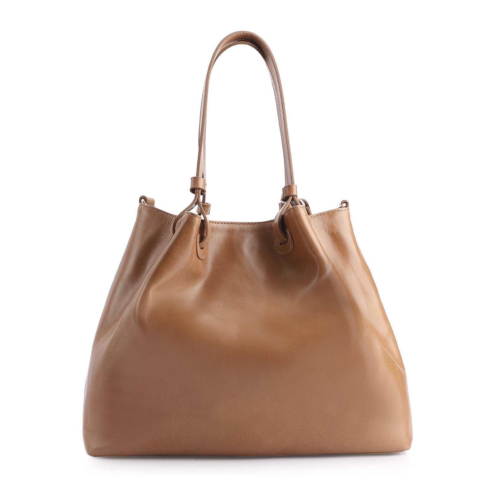 Bolsa Tote Couro Marrom