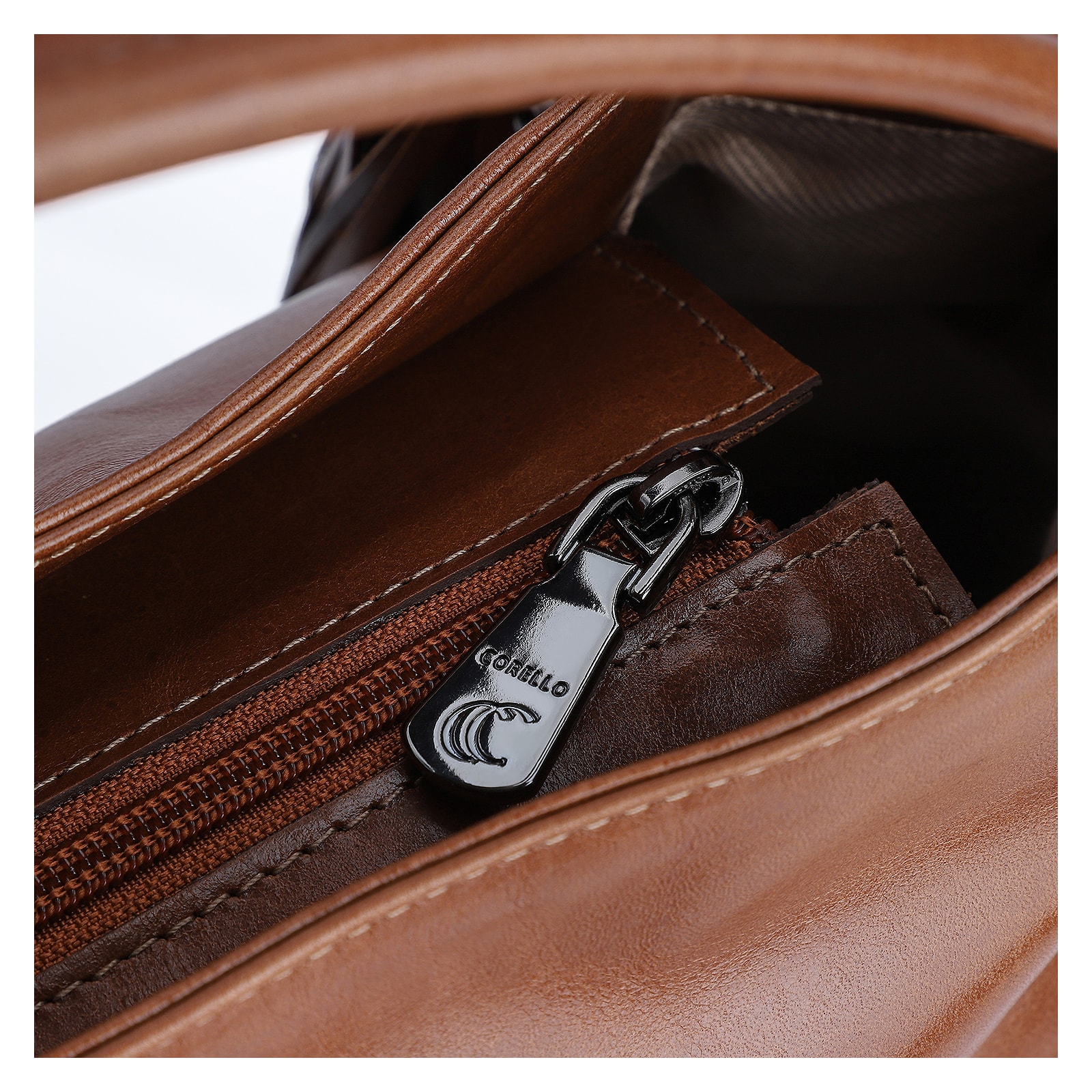 Bolsa Tote Couro Marrom