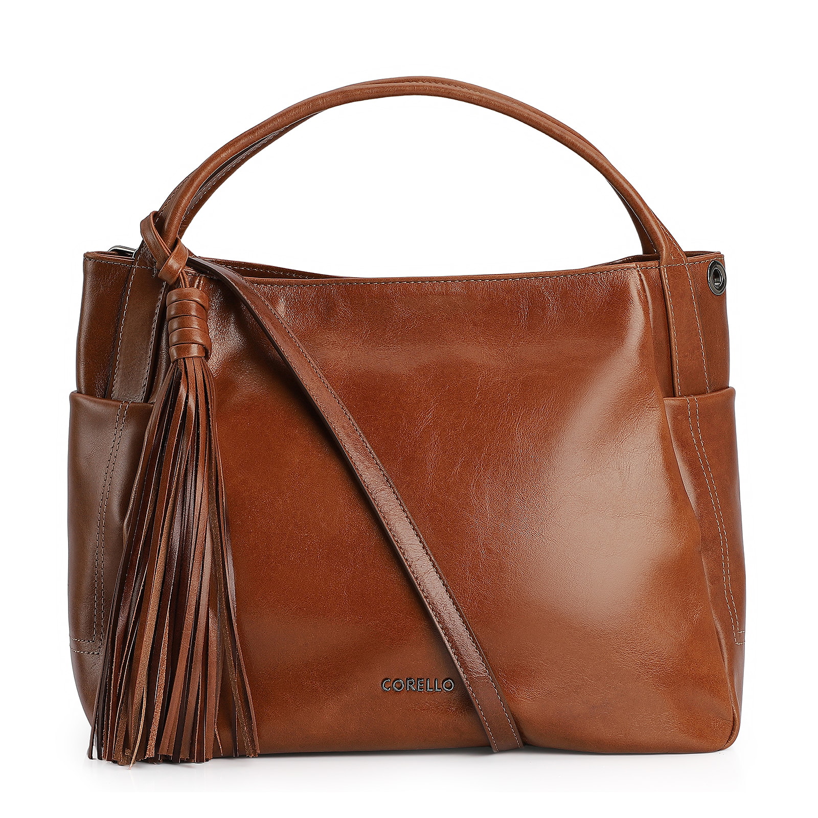 Bolsa Tote Couro Marrom