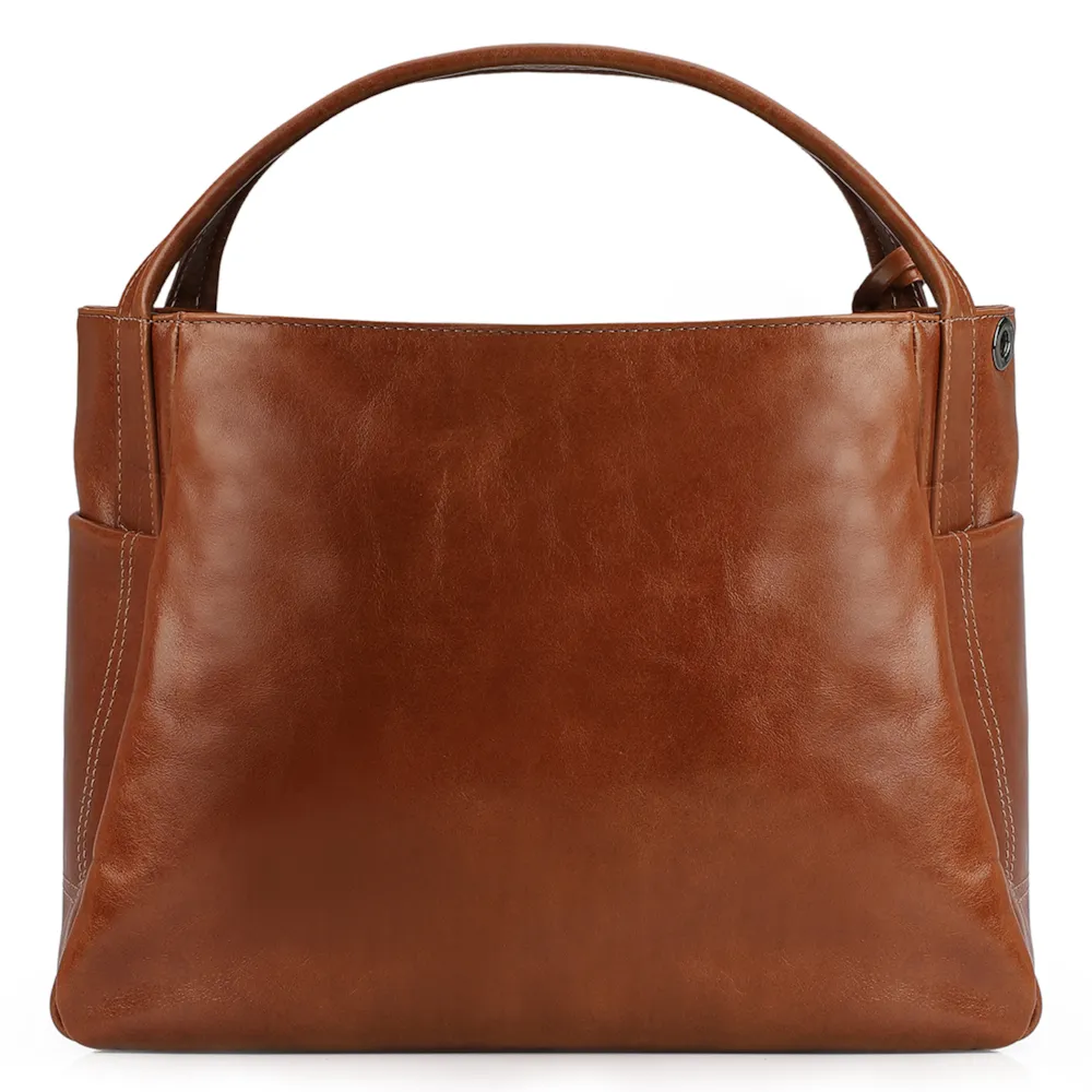 Bolsa Tote Couro Marrom - imagem 3