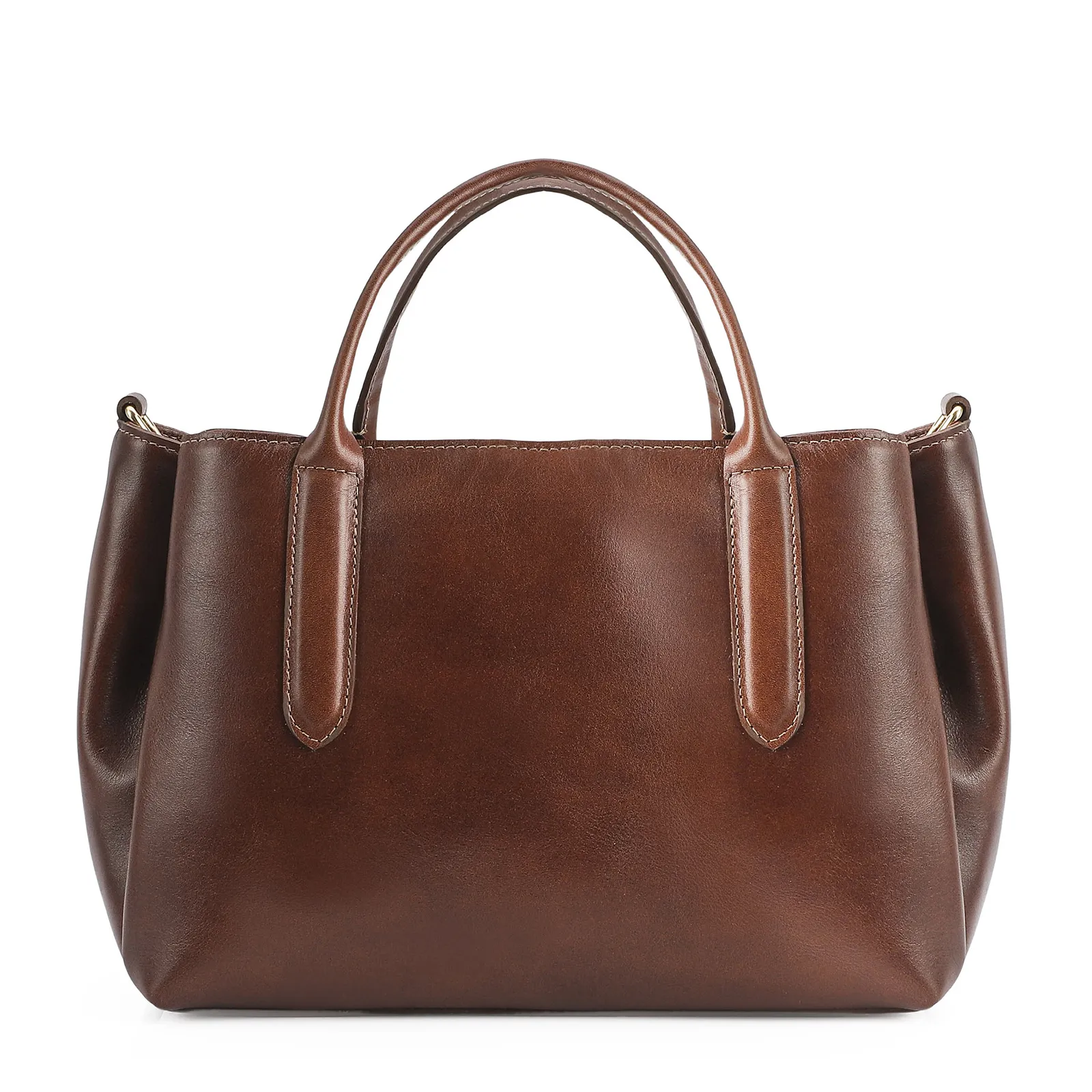 Bolsa Tote Couro Marrom
