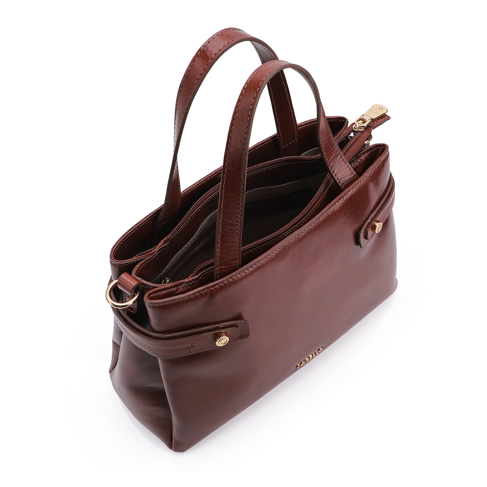 Bolsa Tote Couro Marrom