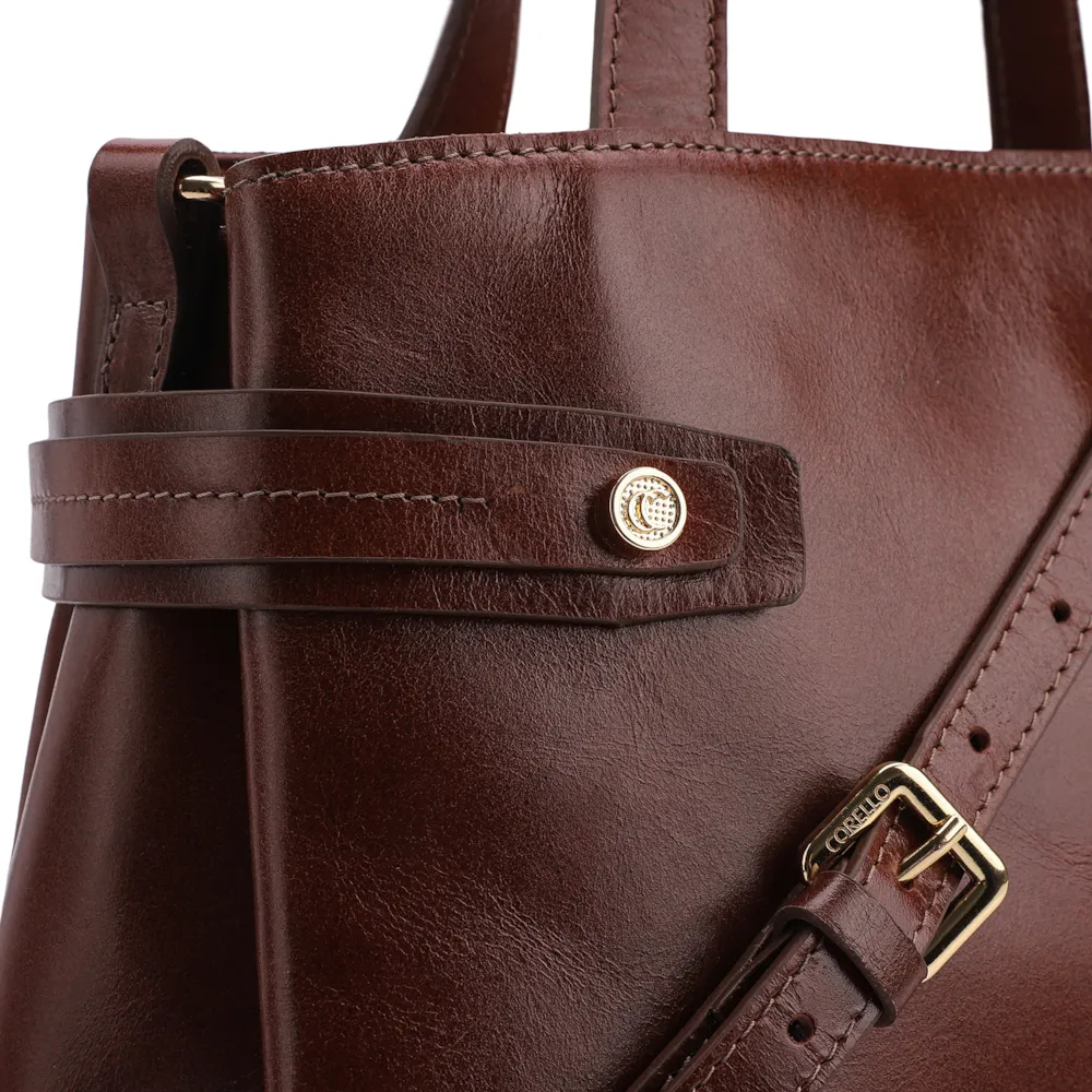 Bolsa Tote Couro Marrom - imagem 5