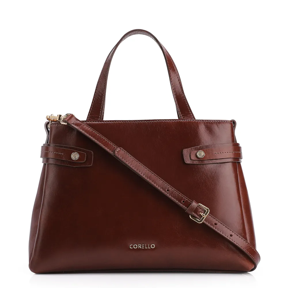 Bolsa Tote Couro Marrom