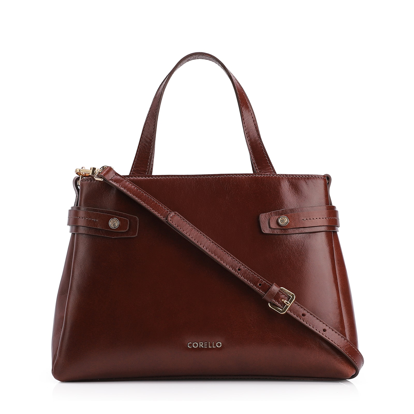 Bolsa Tote Couro Marrom