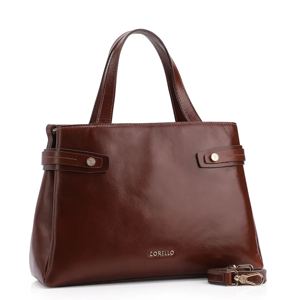 Bolsa Tote Couro Marrom - imagem 2