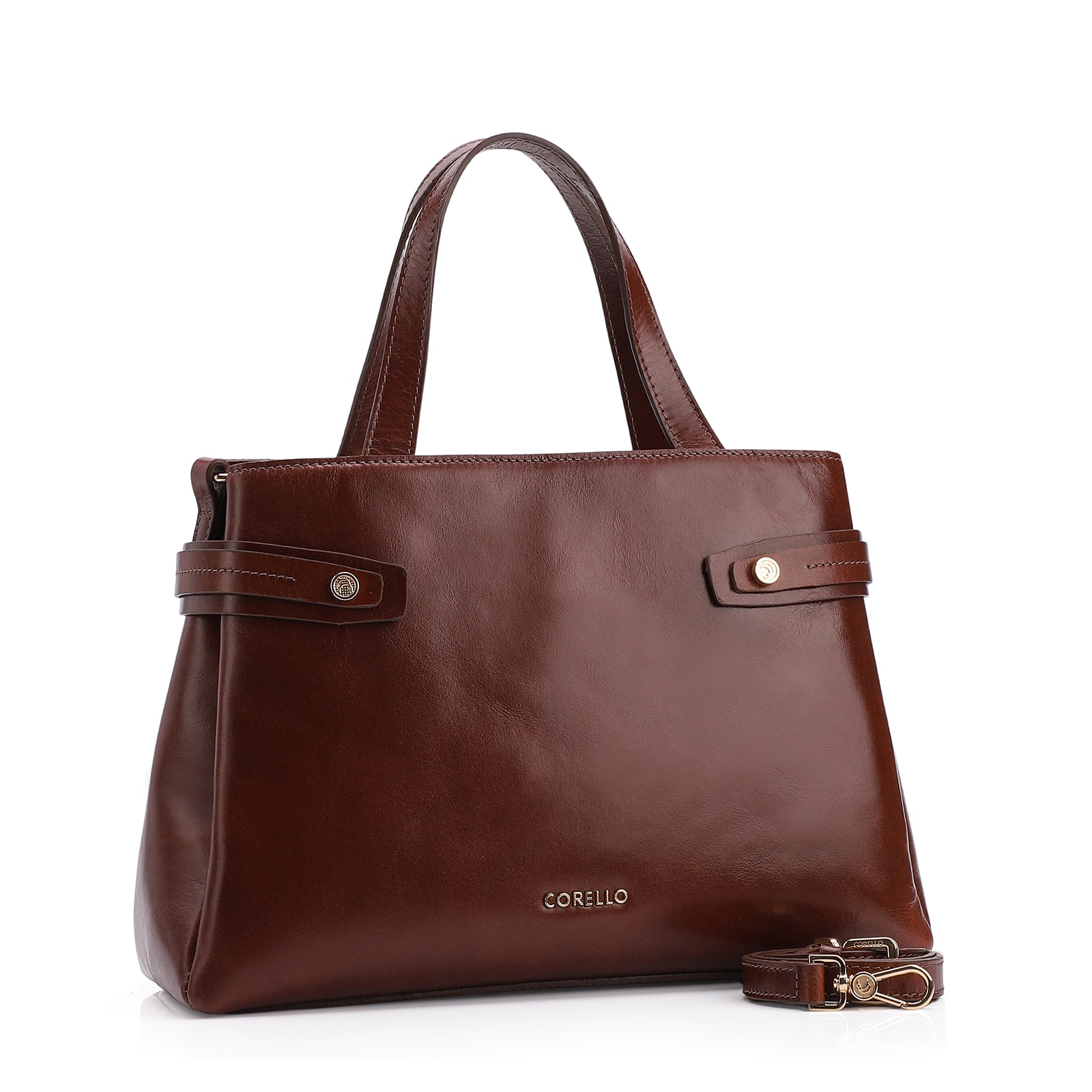 Bolsa Tote Couro Marrom