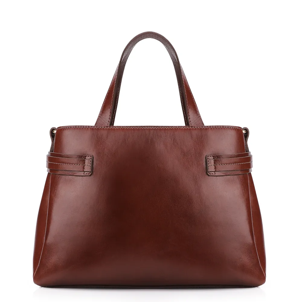 Bolsa Tote Couro Marrom - imagem 3