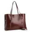 Bolsa Tote Couro Marrom - imagem 3