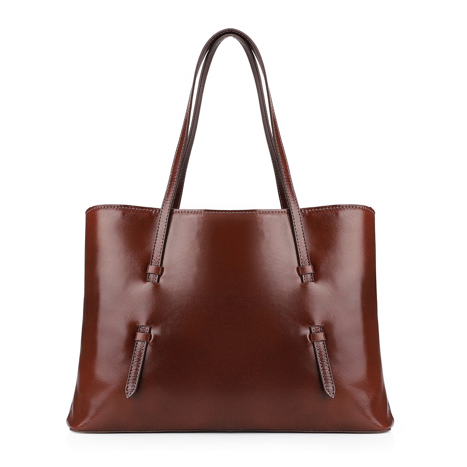 Bolsa Tote Couro Marrom