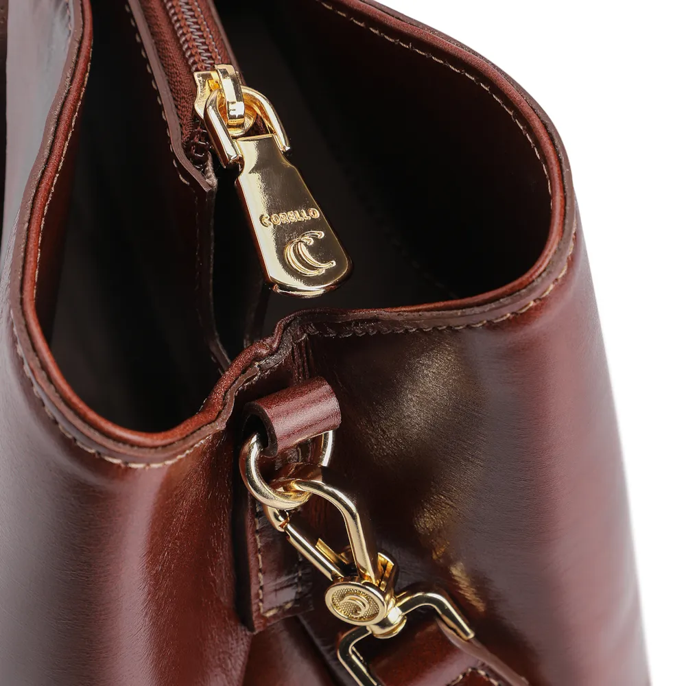 Bolsa Tote Couro Marrom - imagem 6