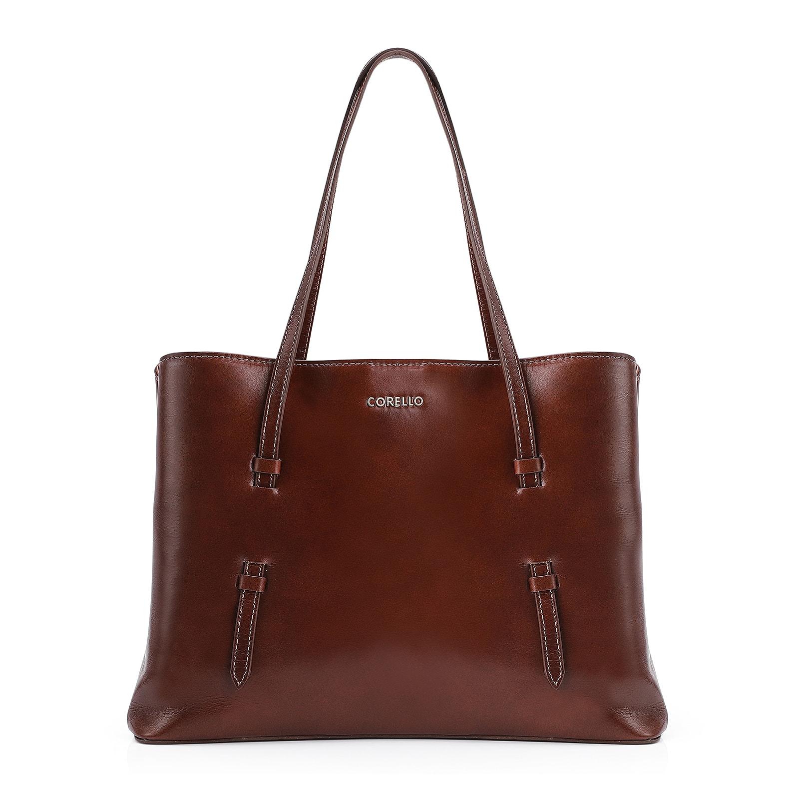 Bolsa Tote Couro Marrom